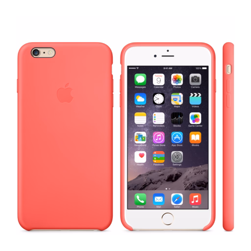 iPhone 6 Plus Silicone Case — Pink
