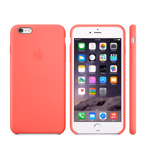 iPhone 6 Plus Silicone Case — Pink
