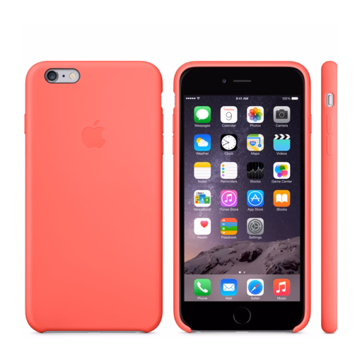 iPhone 6 Plus Silicone Case — Pink