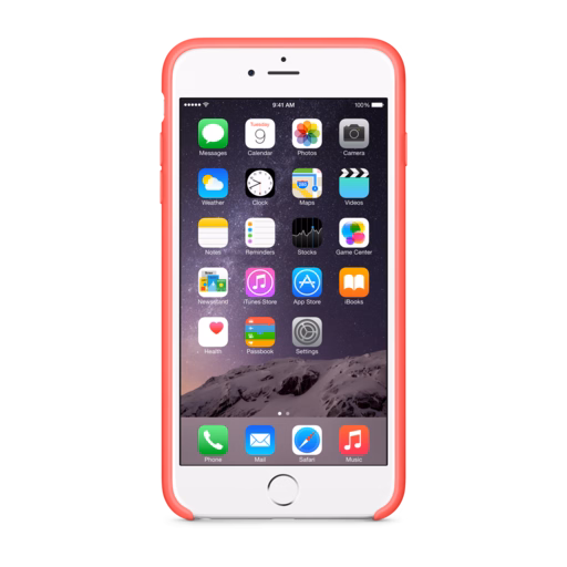 iPhone 6 Plus Silicone Case — Pink
