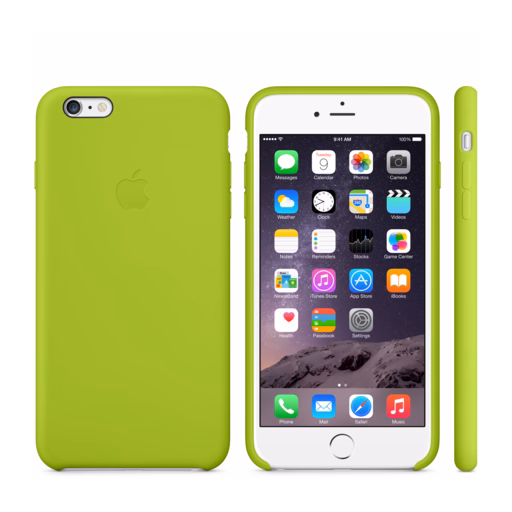 iPhone 6 Plus Silicone Case — Green