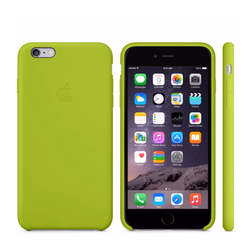 iPhone 6 Plus Silicone Case — Green