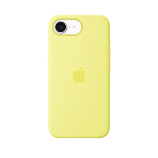 iPhone 16e Silicone Case — Neon Yellow