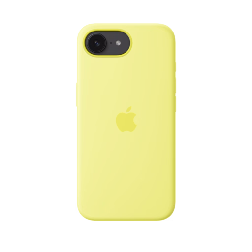 iPhone 16e Silicone Case — Neon Yellow
