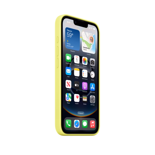 iPhone 16e Silicone Case — Neon Yellow