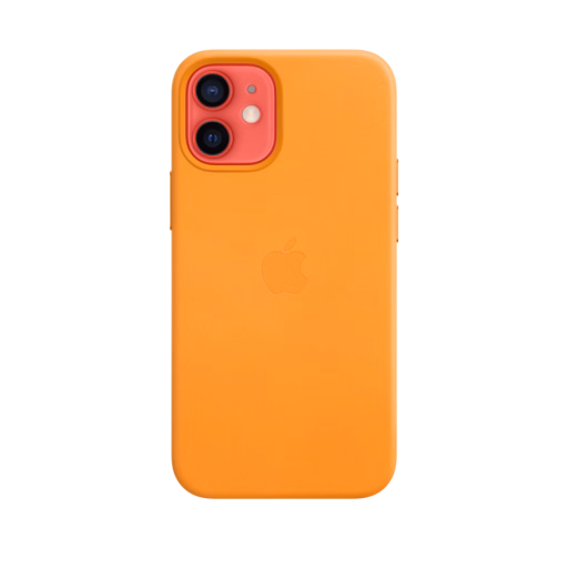 iPhone 12 mini Leather Case with MagSafe — California Poppy