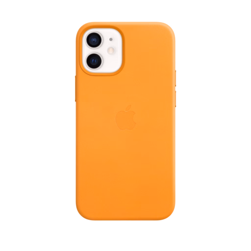 iPhone 12 mini Leather Case with MagSafe — California Poppy