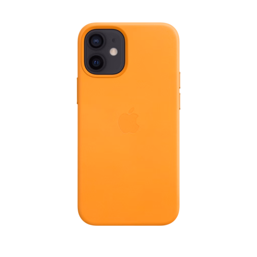 iPhone 12 mini Leather Case with MagSafe — California Poppy