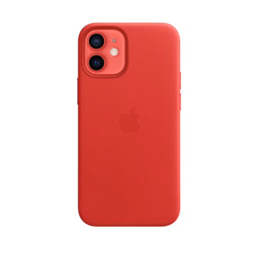 iPhone 12 mini Leather Case with MagSafe — (PRODUCT)RED