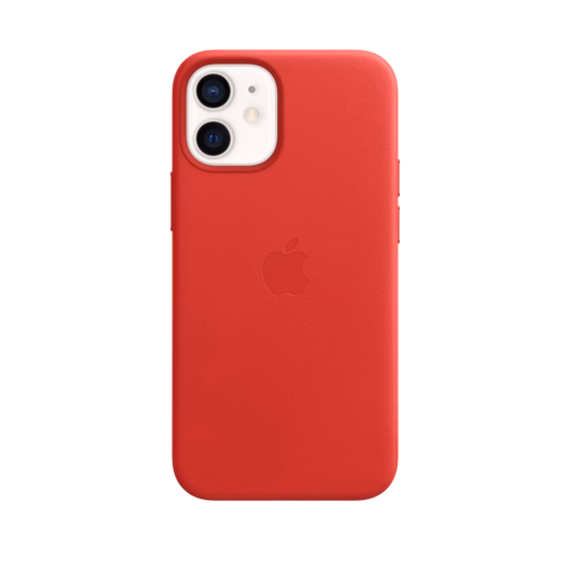 iPhone 12 mini Leather Case with MagSafe — (PRODUCT)RED