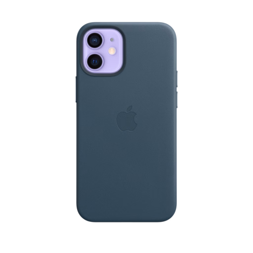 iPhone 12 mini Leather Case — Baltic Blue iPhone 12 mini Leather Case — Baltic Blue