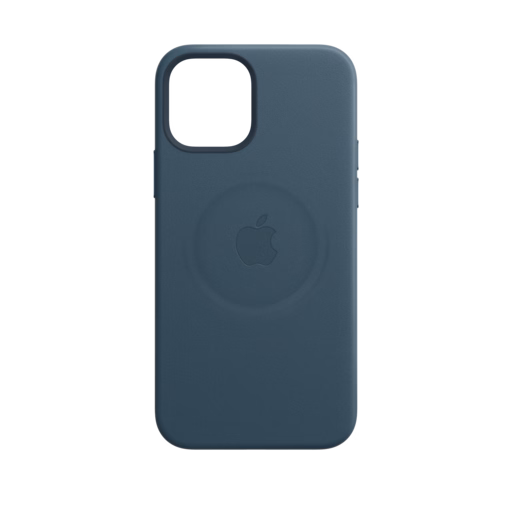 iPhone 12 mini Leather Case with MagSafe — Baltic Blue