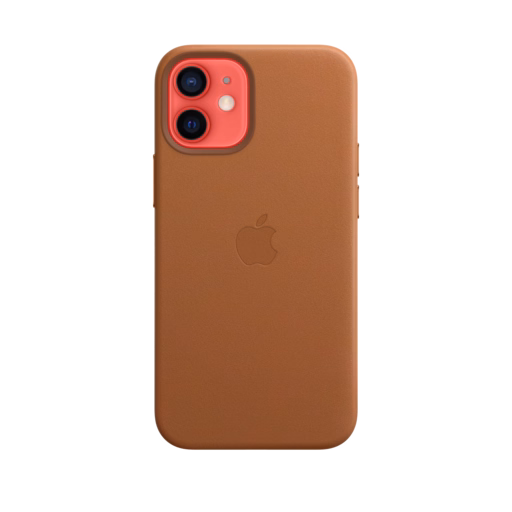 iPhone 12 mini Leather Case with MagSafe — Saddle Brown