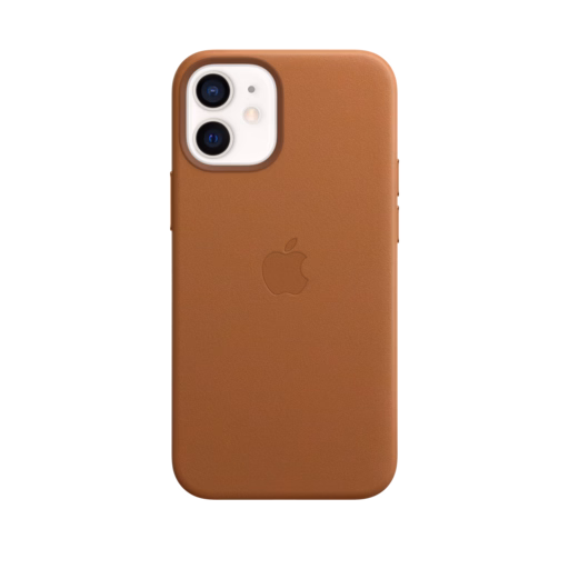 iPhone 12 mini Leather Case with MagSafe — Saddle Brown