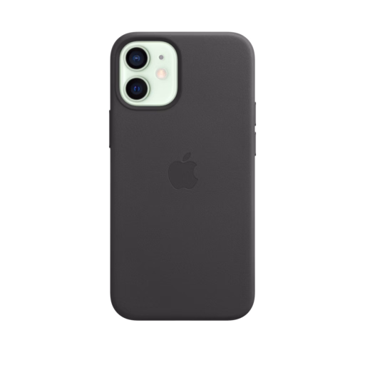 iPhone 12 mini Leather Case with MagSafe — Black