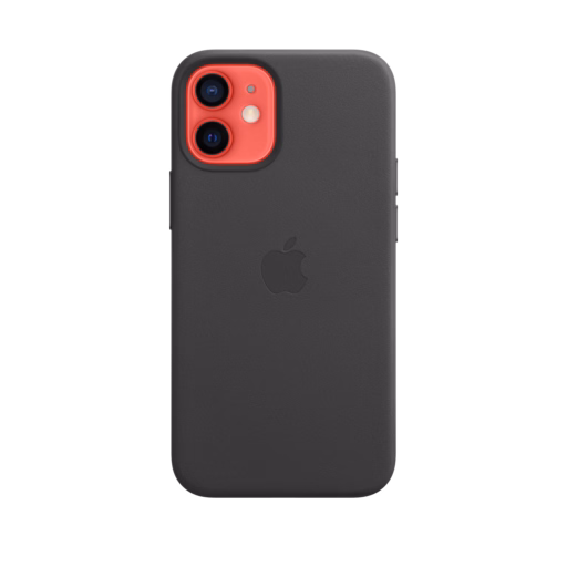 iPhone 12 mini Leather Case with MagSafe — Black