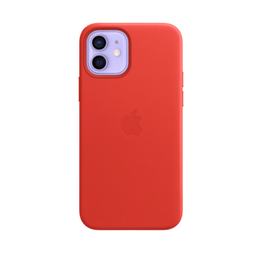 iPhone 12 & 12 Pro Leather Case with MagSafe — (PRODUCT)RED