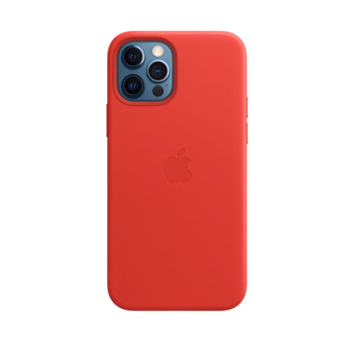iPhone 12 & 12 Pro Leather Case with MagSafe — (PRODUCT)RED