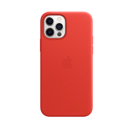 iPhone 12 & 12 Pro Leather Case with MagSafe — (PRODUCT)RED