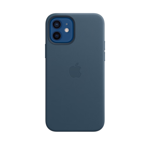 iPhone 12 & 12 Pro Leather Case — Baltic Blue iPhone 12 & 12 Pro Leather Case — Baltic Blue