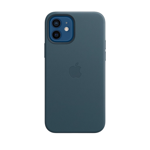 iPhone 12 & 12 Pro Leather Case — Baltic Blue iPhone 12 & 12 Pro Leather Case — Baltic Blue