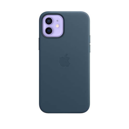 iPhone 12 & 12 Pro Leather Case with MagSafe — Baltic Blue