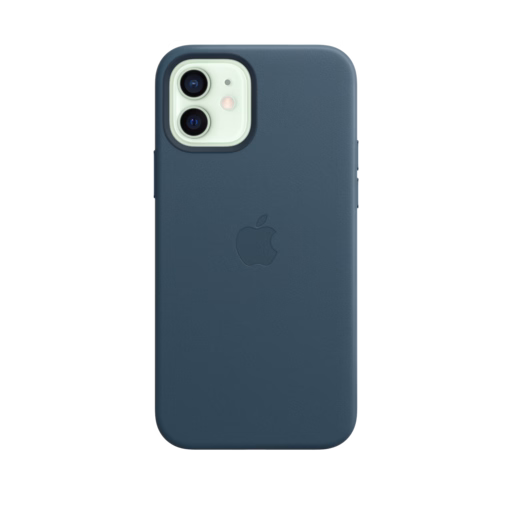 iPhone 12 & 12 Pro Leather Case with MagSafe — Baltic Blue