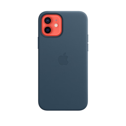 iPhone 12 & 12 Pro Leather Case with MagSafe — Baltic Blue