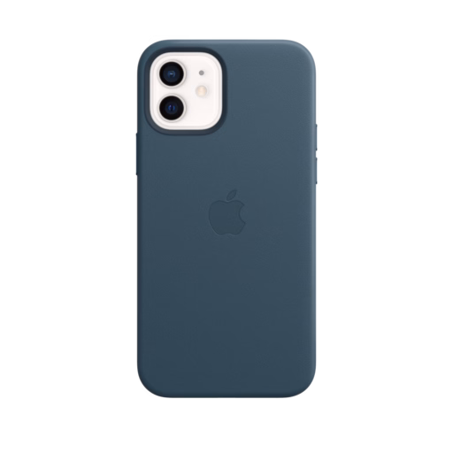 iPhone 12 & 12 Pro Leather Case with MagSafe — Baltic Blue