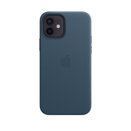 iPhone 12 & 12 Pro Leather Case with MagSafe — Baltic Blue