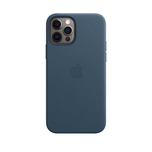 iPhone 12 & 12 Pro Leather Case with MagSafe — Baltic Blue
