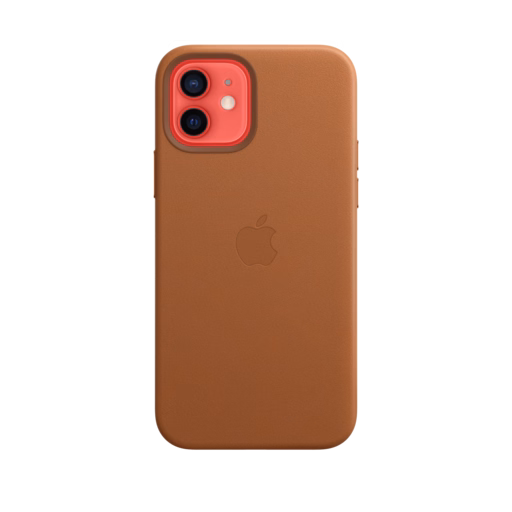 iPhone 12 & 12 Pro Leather Case with MagSafe — Saddle Brown