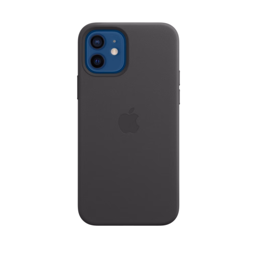iPhone 12 & 12 Pro Leather Case — Black iPhone 12 & 12 Pro Leather Case — Black