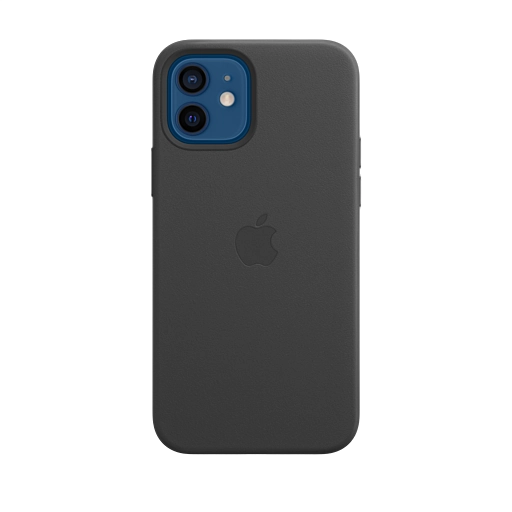 iPhone 12 & 12 Pro Leather Case — Black iPhone 12 & 12 Pro Leather Case — Black