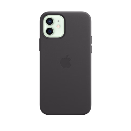 iPhone 12 & 12 Pro Leather Case with MagSafe — Black