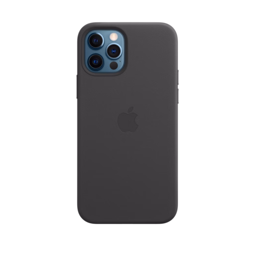 iPhone 12 & 12 Pro Leather Case with MagSafe — Black