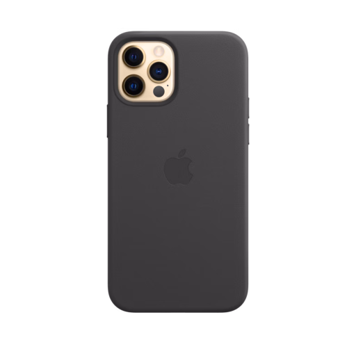 iPhone 12 & 12 Pro Leather Case with MagSafe — Black