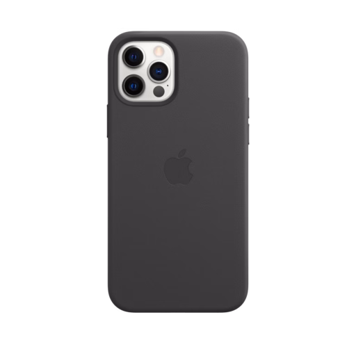 iPhone 12 & 12 Pro Leather Case with MagSafe — Black