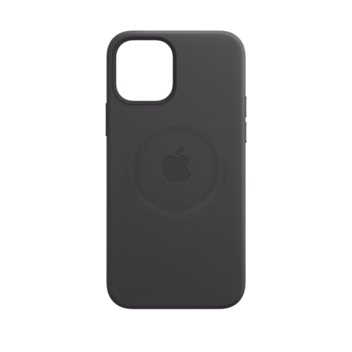 iPhone 12 & 12 Pro Leather Case with MagSafe — Black