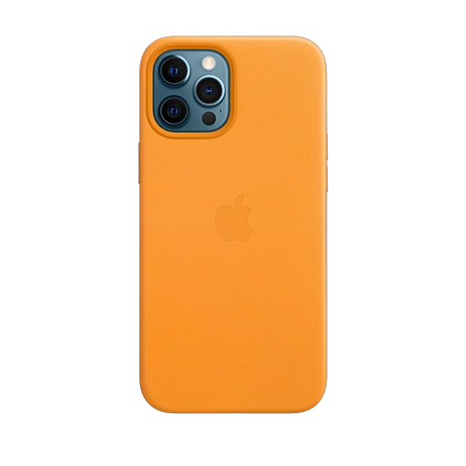 iPhone 12 Pro Max Leather Case — California Poppy iPhone 12 Pro Max Leather Case — California Poppy
