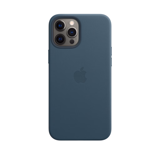 iPhone 12 Pro Max Leather Case with MagSafe — Baltic Blue