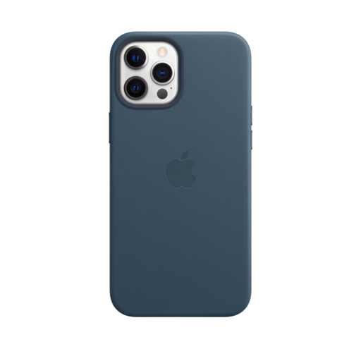 iPhone 12 Pro Max Leather Case with MagSafe — Baltic Blue