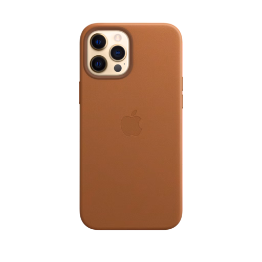 iPhone 12 Pro Max Leather Case with MagSafe — Saddle Brown