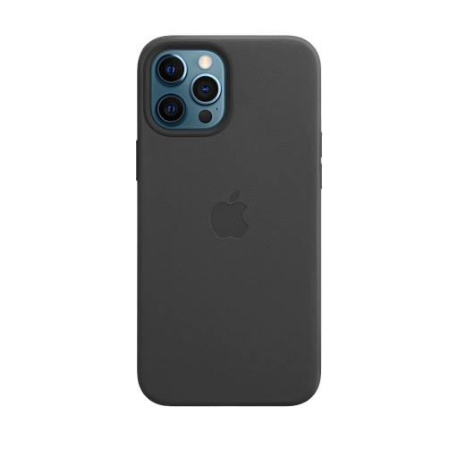 iPhone 12 Pro Max Leather Case — Black iPhone 12 Pro Max Leather Case — Black