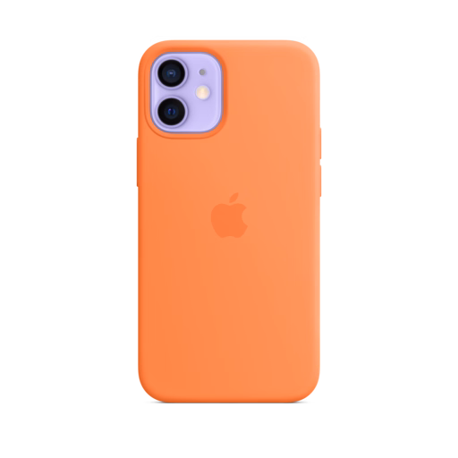 iPhone 12 mini Silicone Case — Kumquat