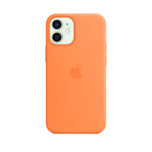 iPhone 12 mini Silicone Case with MagSafe — Kumquat