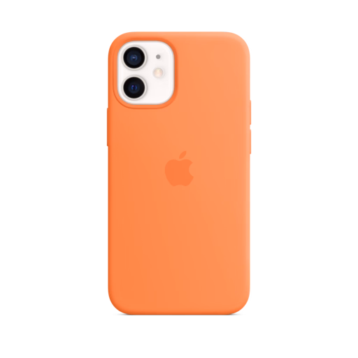 iPhone 12 mini Silicone Case with MagSafe — Kumquat