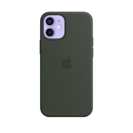 iPhone 12 mini Silicone Case — Cypress Green