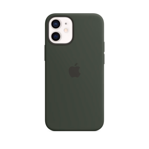 iPhone 12 mini Silicone Case with MagSafe — Cypress Green