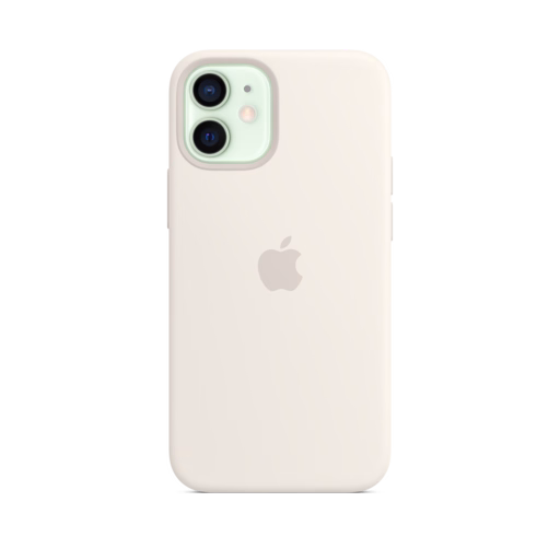 iPhone 12 mini Silicone Case with MagSafe — White